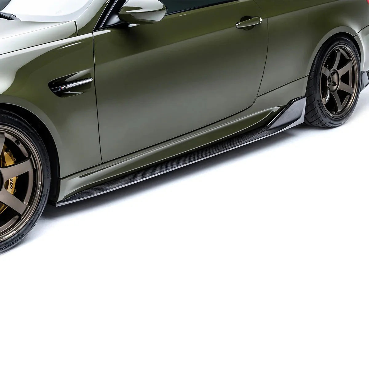 Adro Side Skirts BMW M3 E92 Wet Carbon Fibre Pair with High-Gloss Fini
