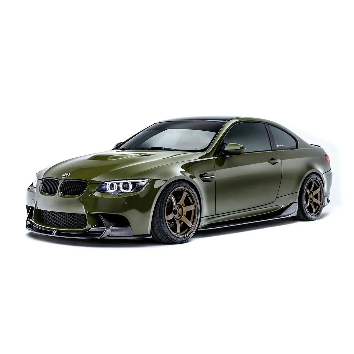 Adro Side Skirts BMW M3 E92 Wet Carbon Fibre Pair with High-Gloss Fini