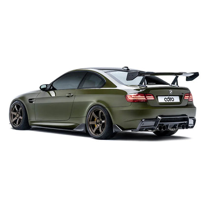 BMW M3 E92 Pre - Preg Carbon Fibre Swan Neck AT - R1 Rear Wing by Adro - | Rear Wings | FD Racing