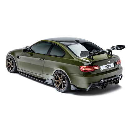 BMW M3 E92 Pre - Preg Carbon Fibre Swan Neck AT - R1 Rear Wing by Adro - | Rear Wings | FD Racing