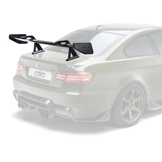 BMW M3 E92 Pre - Preg Carbon Fibre Swan Neck AT - R1 Rear Wing by Adro - | Rear Wings | FD Racing