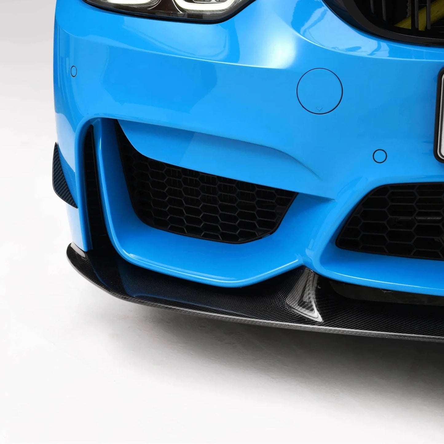 BMW M3 F80 & M4 F82 F83 Pre - Preg Carbon Fibre Front Splitter by Adro (2014 - 2020) - | Front Lips & Splitters | FD Racing