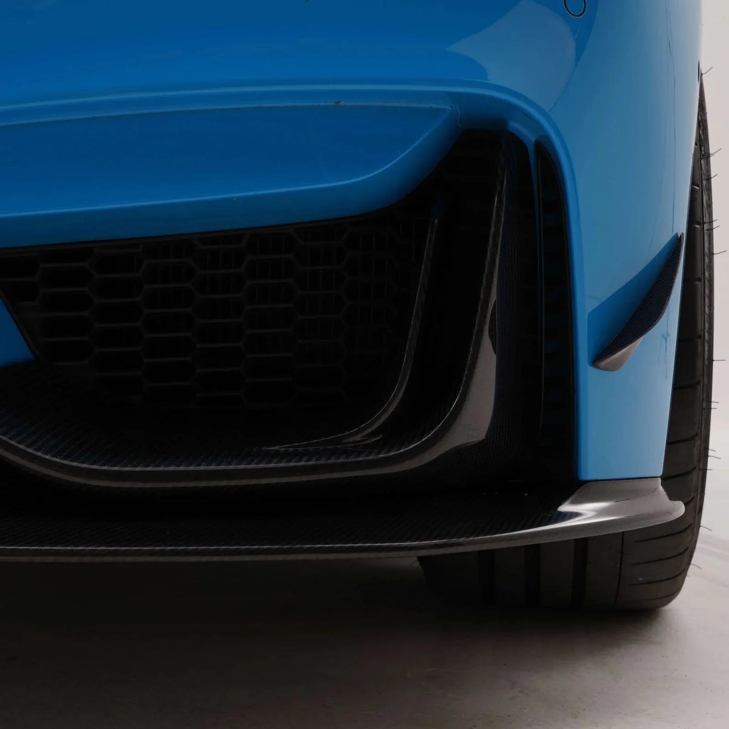 BMW M3 F80 & M4 F82 F83 Pre - Preg Carbon Fibre Front Splitter by Adro (2014 - 2020) - | Front Lips & Splitters | FD Racing
