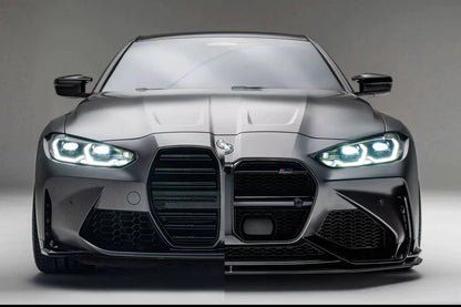 BMW M3 G80 G81 & M4 G82 G83 Carbon Fibre Splitter for Front Bumper by Adro (2021+) - | Front & Rear Bumpers | FD Racing