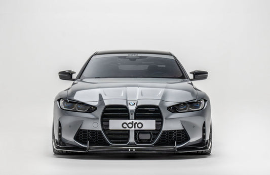 BMW M3 G80 G81 & M4 G82 G83 Dry Carbon Fibre Front Splitter by Adro (2021+) - | Front Lips & Splitters | FD Racing