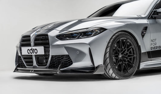 BMW M3 G80 G81 & M4 G82 G83 Dry Carbon Fibre Front Splitter by Adro (2021+) - | Front Lips & Splitters | FD Racing