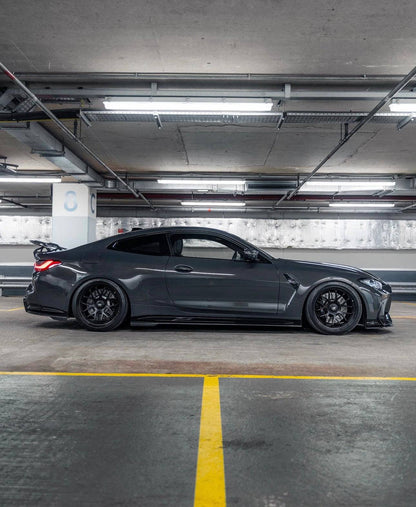 BMW M3 G80 G81 & M4 G82 G83 Dry Carbon Fibre Full Length Side Skirts by Adro (2021+) - | Side Skirts & Winglets | FD Racing
