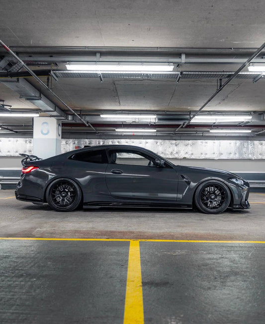 BMW M3 G80 G81 & M4 G82 G83 Dry Carbon Fibre Full Length Side Skirts by Adro (2021+) - | Side Skirts & Winglets | FD Racing