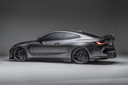 BMW M3 G80 G81 & M4 G82 G83 Dry Carbon Fibre Full Length Side Skirts by Adro (2021+) - | Side Skirts & Winglets | FD Racing