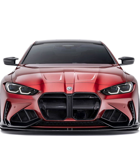 BMW M3 G80 G81 & M4 G82 G83 Pre - Preg Carbon Fibre Front Grilles & Front Ducts Set by Adro (2021+) - | Front Grille | FD Racing