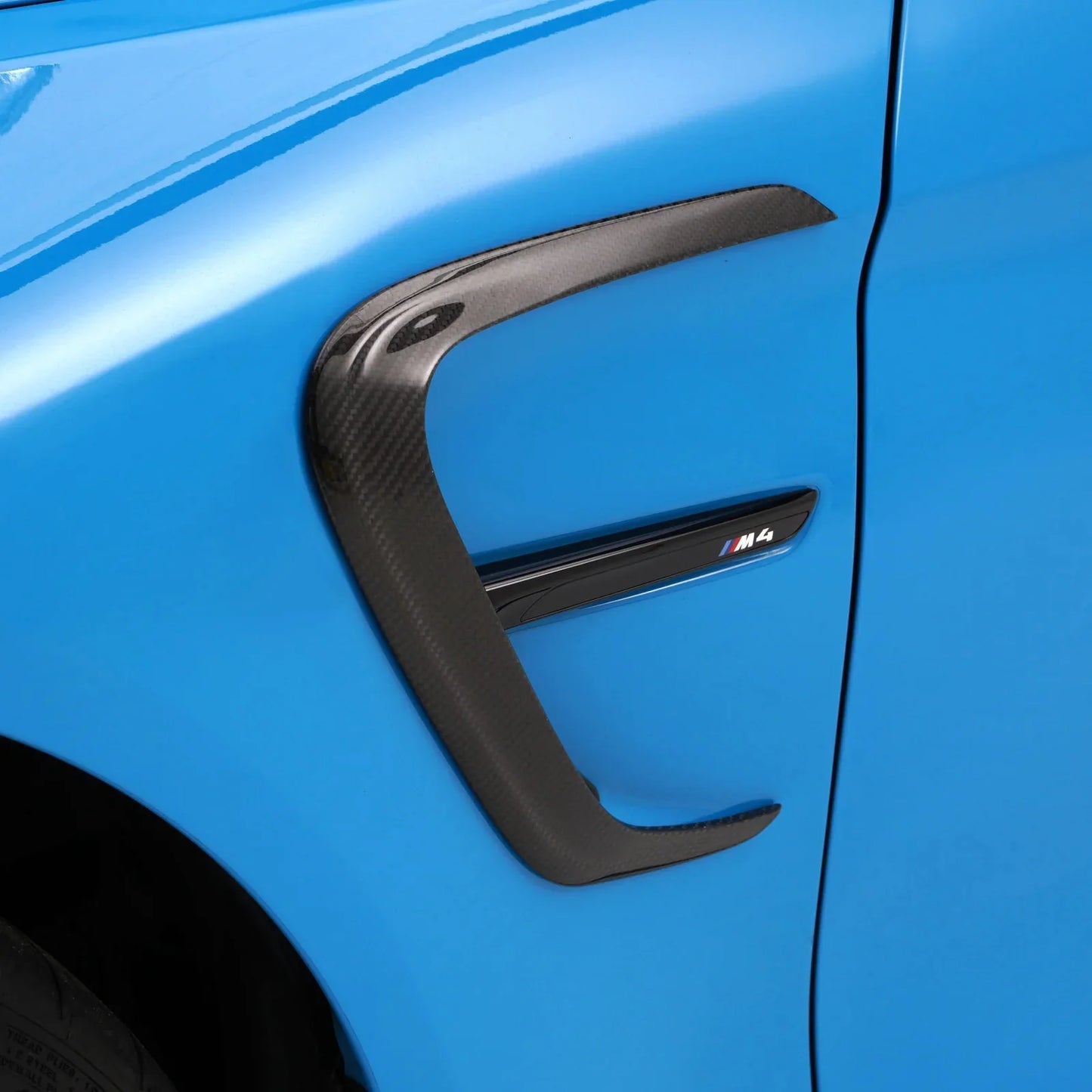 BMW M4 F82 F83 Pre - Preg Carbon Fibre Side Fender Trim Cover by Adro (2014 - 2020) - | Fender Trim | FD Racing