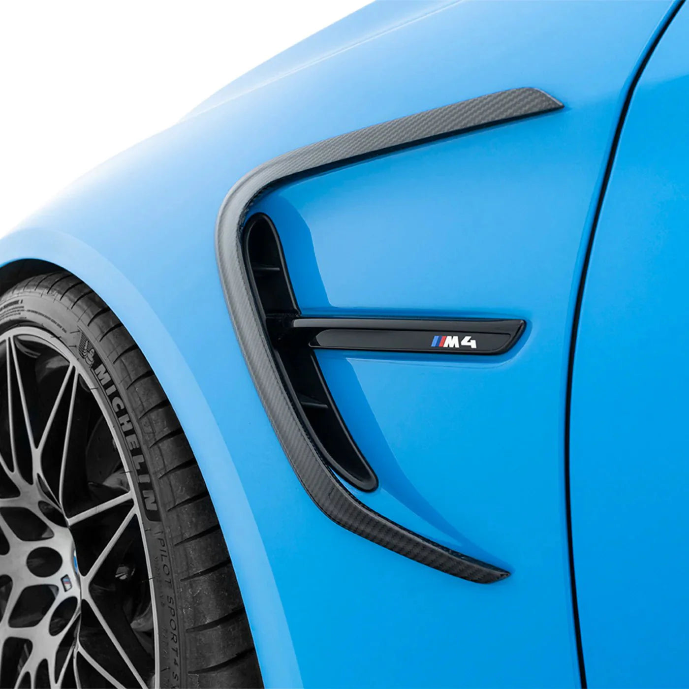 BMW M4 F82 F83 Pre - Preg Carbon Fibre Side Fender Trim Cover by Adro (2014 - 2020) - | Fender Trim | FD Racing