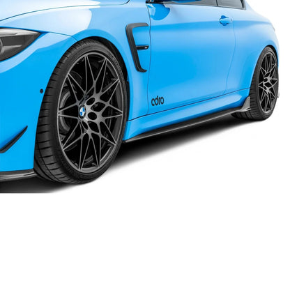 Adro BMW M4 F82/F83 Pre-Preg Carbon Fibre Side Skirts (2014-2020)