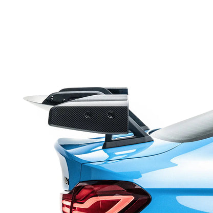 BMW M4 F82 Pre - Preg Carbon Fibre AT - R Swan Neck GT Rear Wing by Adro (2014 - 2020) - | Rear Wings | FD Racing
