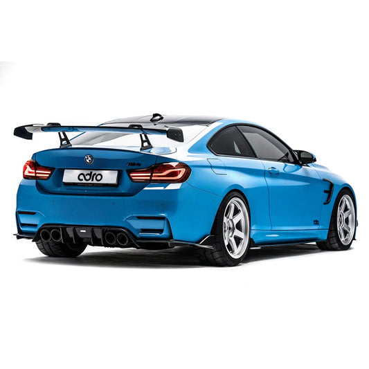 BMW M4 F82 Pre - Preg Carbon Fibre AT - R Swan Neck GT Rear Wing by Adro (2014 - 2020) - | Rear Wings | FD Racing