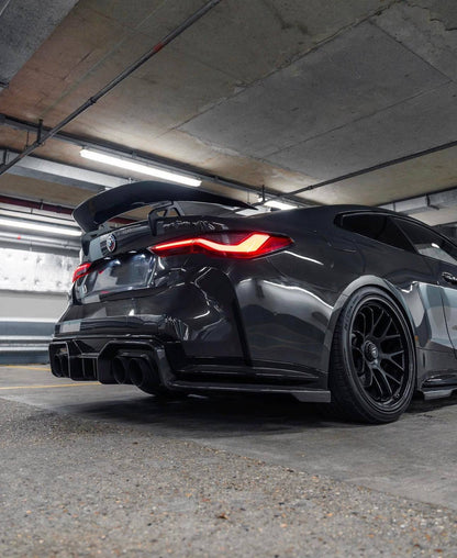 Adro BMW M4 G82 Dry Carbon Fibre Swan Neck Rear Wing (2021+)