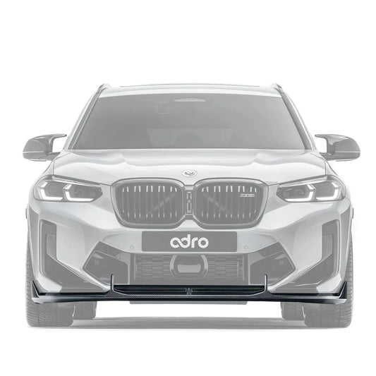 BMW X3M LCI F97 Pre - Preg Carbon Fibre Front Splitter by Adro (2022+) - | Front Lips & Splitters | FD Racing