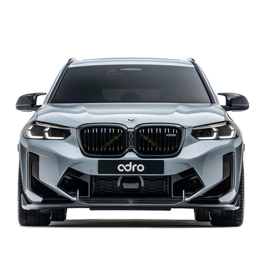 BMW X3M LCI F97 Pre - Preg Carbon Fibre Front Splitter by Adro (2022+) - | Front Lips & Splitters | FD Racing