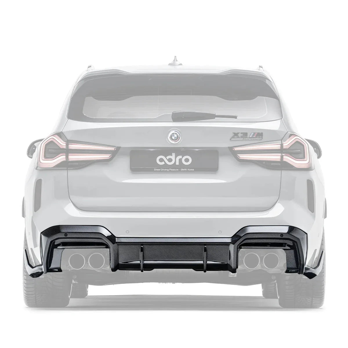 Adro BMW X3M F97 LCI Carbon Fibre Rear Diffuser (2022+)