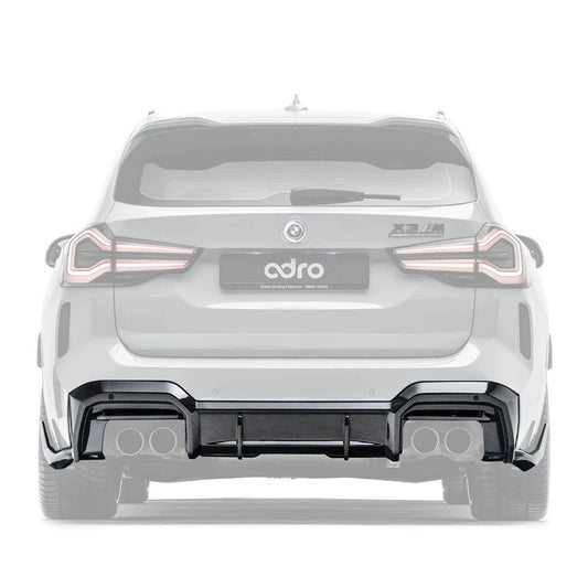 BMW X3M LCI F97 Pre - Preg Carbon Fibre Rear Diffuser by Adro (2022+) - | Rear Diffusers | FD Racing