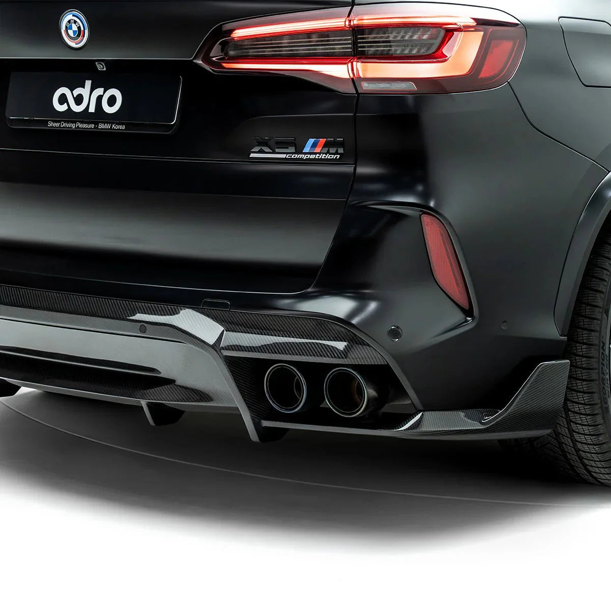 BMW X5M F95 Pre - Preg Carbon Fibre Rear Diffuser by Adro (2020+) - | Rear Diffusers | FD Racing