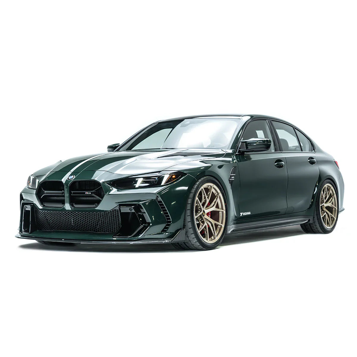 BMW M3 G80 G81 Pre-Preg Carbon Fibre Side Skirts V2 by Adro (2021+) | Side Skirts & Winglets | FD Racing