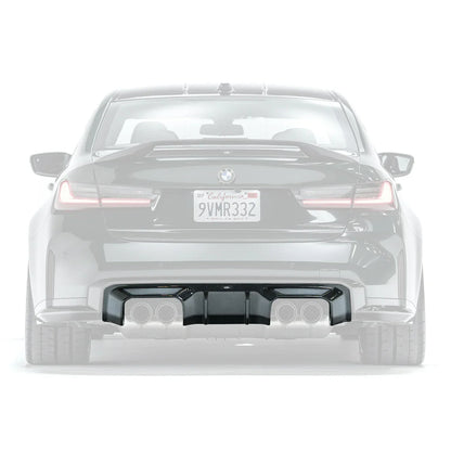 BMW M3 G80 G81 & M4 G82 G83 Pre-Preg Carbon Fibre Rear Diffuser V2 by Adro (2021+) | Rear Diffusers | FD Racing