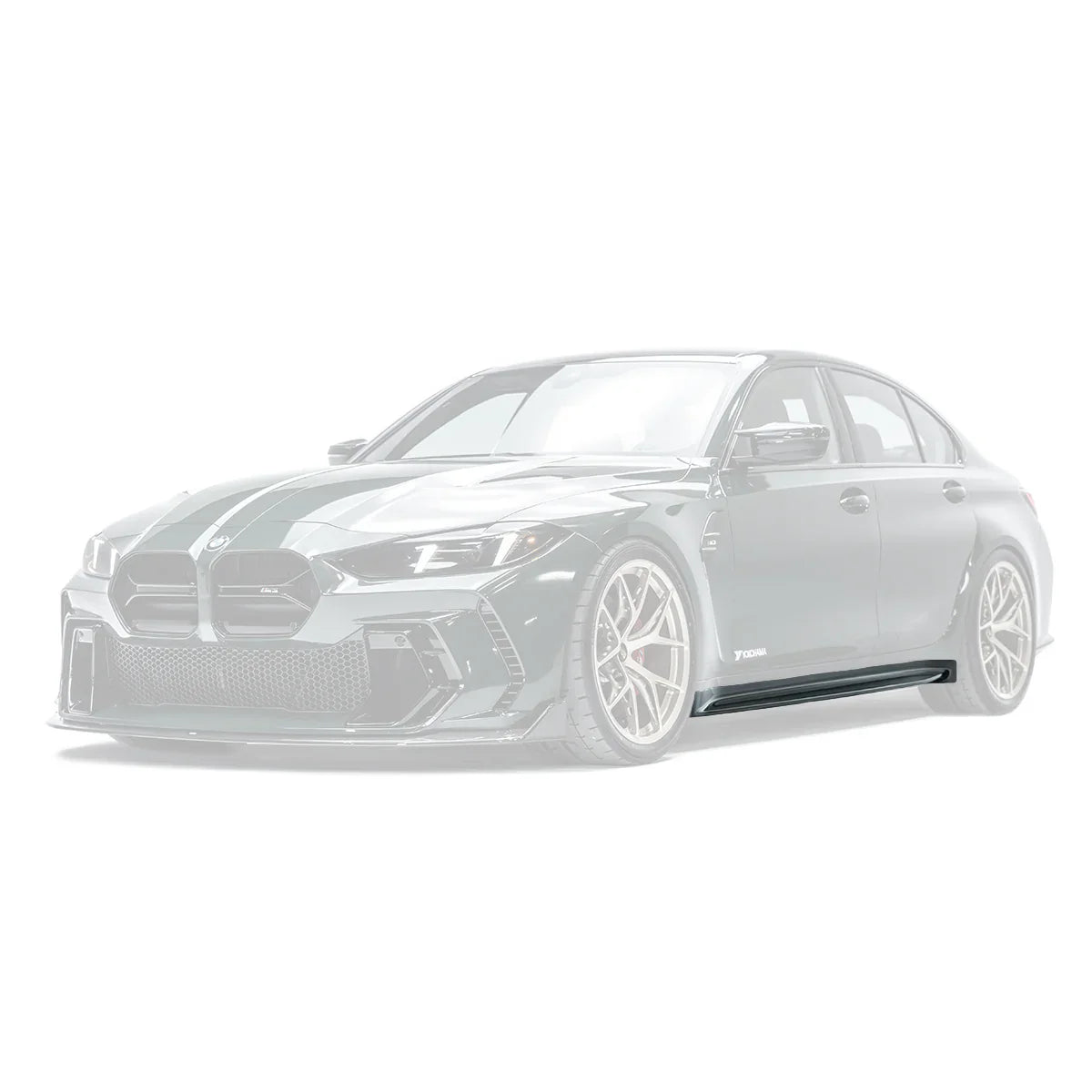 BMW M3 G80 G81 Pre-Preg Carbon Fibre Side Skirts V2 by Adro (2021+) | Side Skirts & Winglets | FD Racing