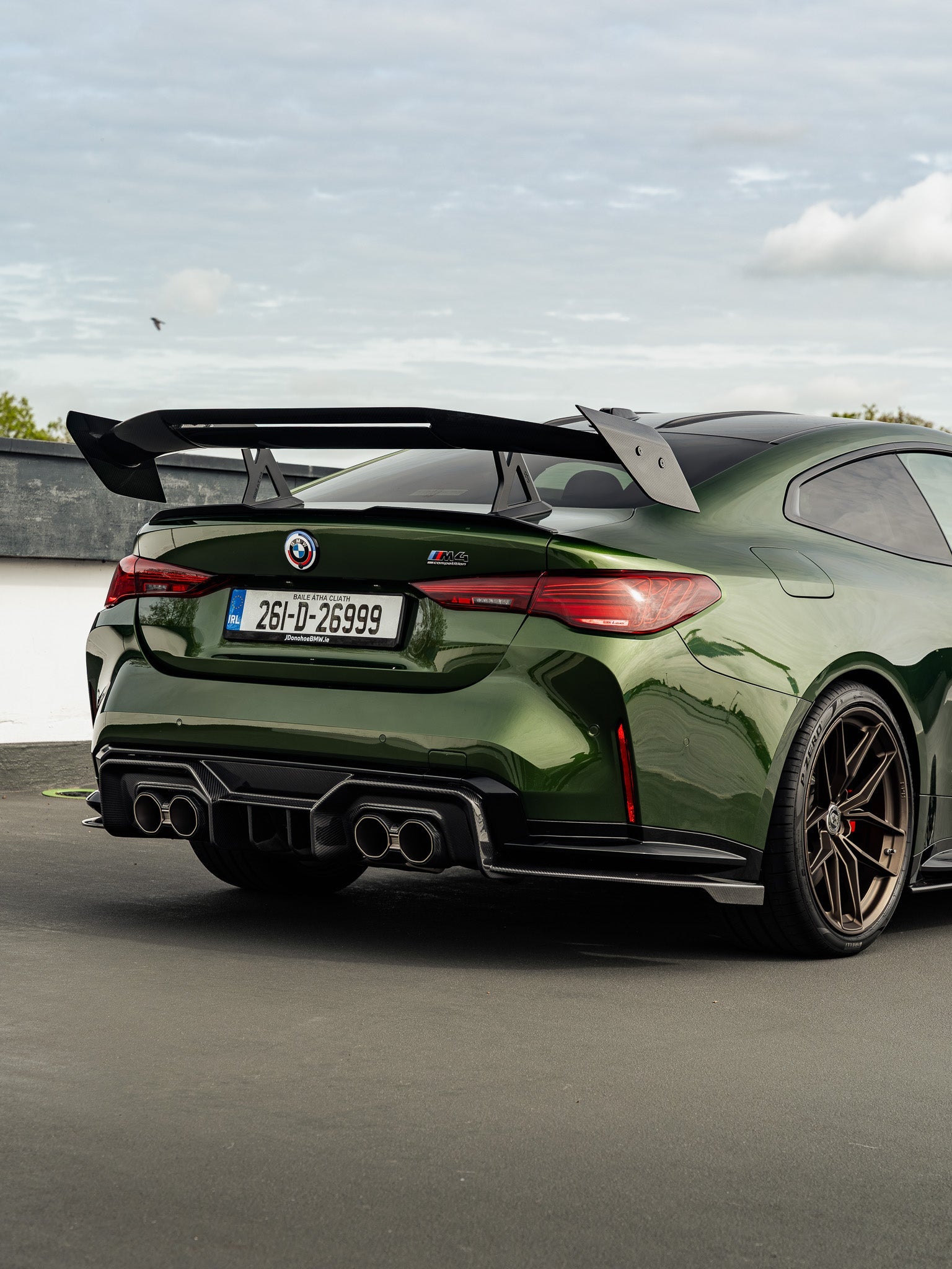 BMW M3 G80 & M4 G82 Dry Carbon Fibre AT-R3 Rear Wing by Adro (2021+) | Rear Wings | FD Racing