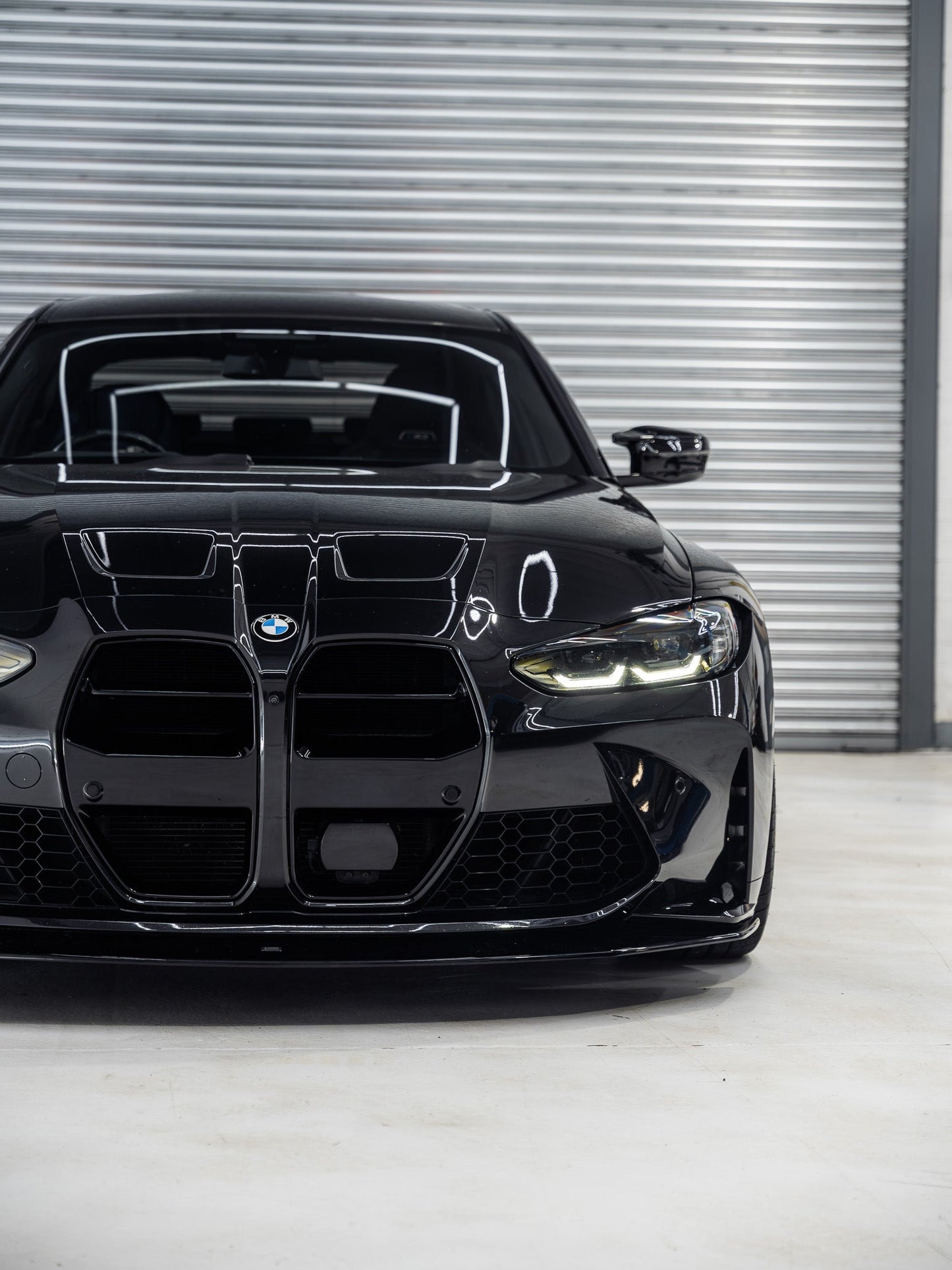 ZAERO EVO-S Front Kidney Grilles Gloss Black BMW M3/M4 G8X