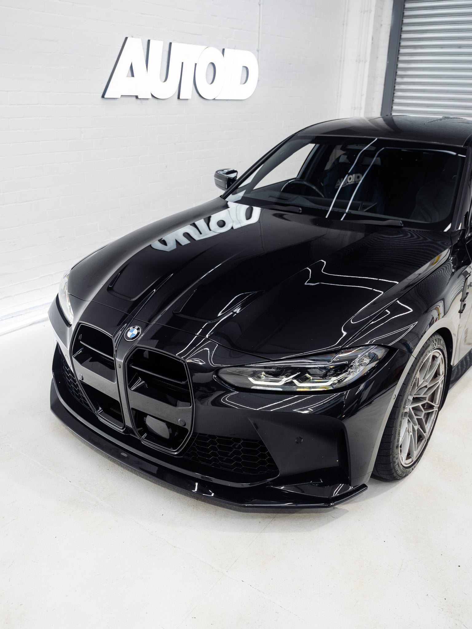 ZAERO EVO-S Front Kidney Grilles Gloss Black BMW M3/M4 G8X