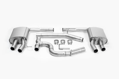 GPF-Back-System for VW Golf 8 CD R 4x GT Titanium Scotched Tips
