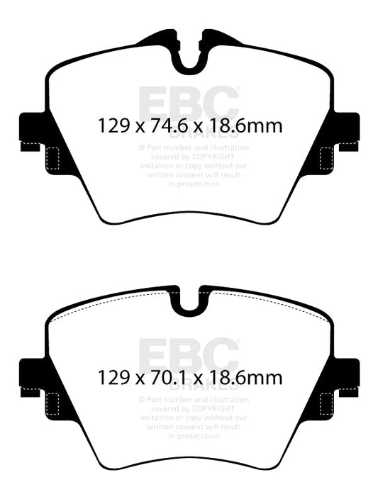 EBC Brakes Pad and Disc Full vehicle Kit (PD40K2414) Image 1