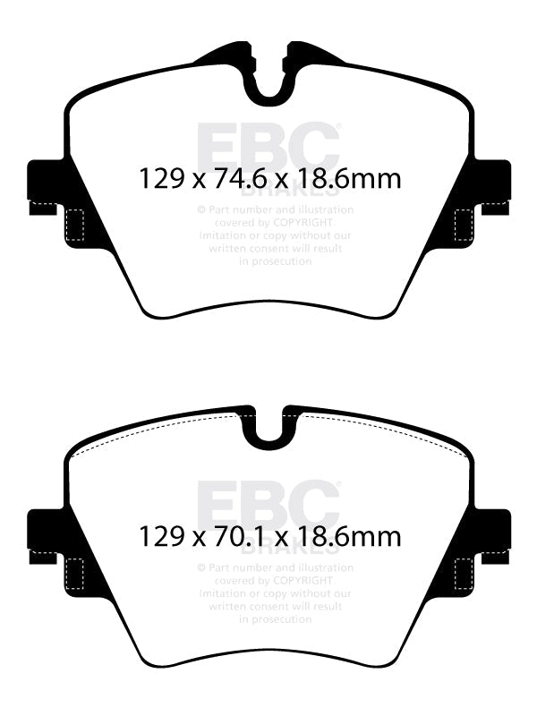 EBC Brakes Pad and Disc Kit (PDKF2368) Image 2
