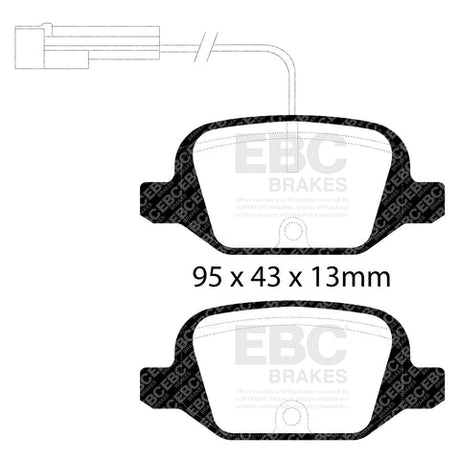 EBC Brakes Pad  and  Disc Kit (PD01KR002) Image 2