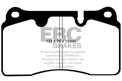 EBC Brakes Racing Pad and 2-Piece Fully-Floating Disc Kit (P2DK057Y)