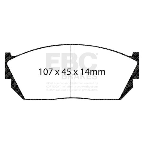 EBC Brakes Pad and Disc Kit (PDKF868) Image 1