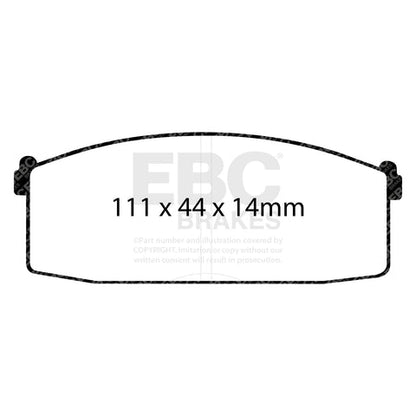 EBC Brakes Pad and Disc Kit (PDKF1428) Image 4