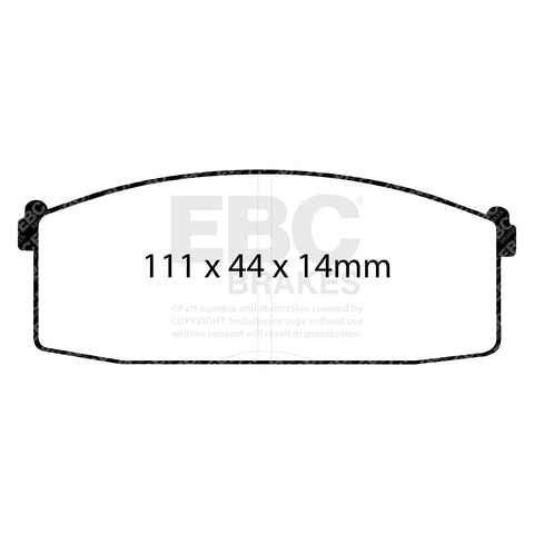 EBC Brakes Pad and Disc Kit (PDKF1395) Image 3