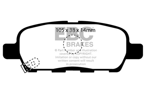 EBC Brakes Pad and Disc Kit (PD11KR403) Image 2