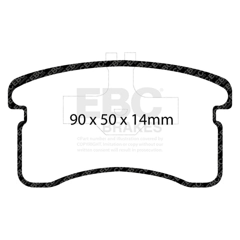 EBC Brakes Pad and Disc Kit (PDKF574) Image 4