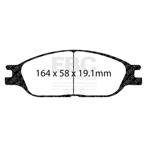 EBC Greenstuff 6000 Series Truck and SUV Brake Pad Set (DP61310) Image 4