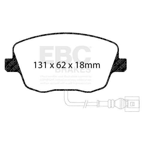 EBC Brakes Pad and Disc Kit (PD08KF454) Image 1