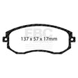 EBC Brakes Pad  and  Disc Kit (PD01KF1385) Image 1