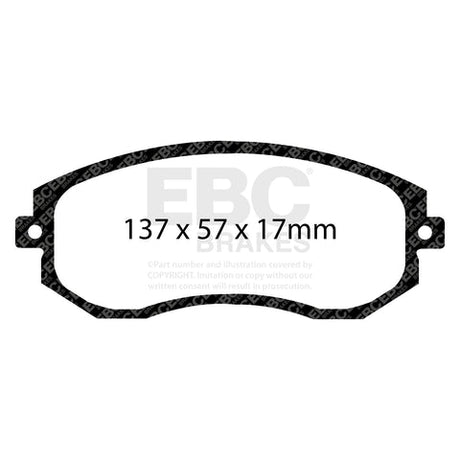 EBC Brakes Pad  and  Disc Kit (PD01KF1385) Image 1