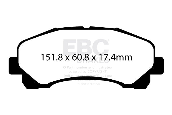 EBC Brakes Pad and Disc Kit (PDKF970)