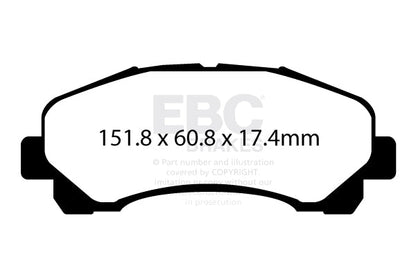 EBC Brakes Pad and Disc Kit (PDKF970)