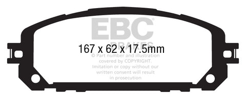 EBC Greenstuff 6000 Series Truck and SUV Brake Pad Set (DP63030) Image 2