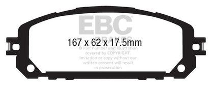EBC Greenstuff 6000 Series Truck and SUV Brake Pad Set (DP63030) Image 2