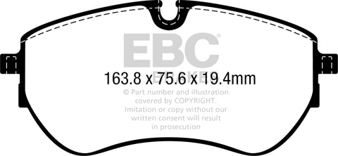 EBC Greenstuff 6000 Series Truck and SUV Brake Pad Set (DP62377) Image 2